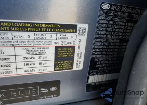 2019 Land Rover Range Rover Hse z USA, uszkodzony, nr VIN SALGS2SV2KA558855